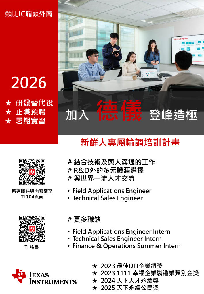 2026_德州儀器招募海報圖片